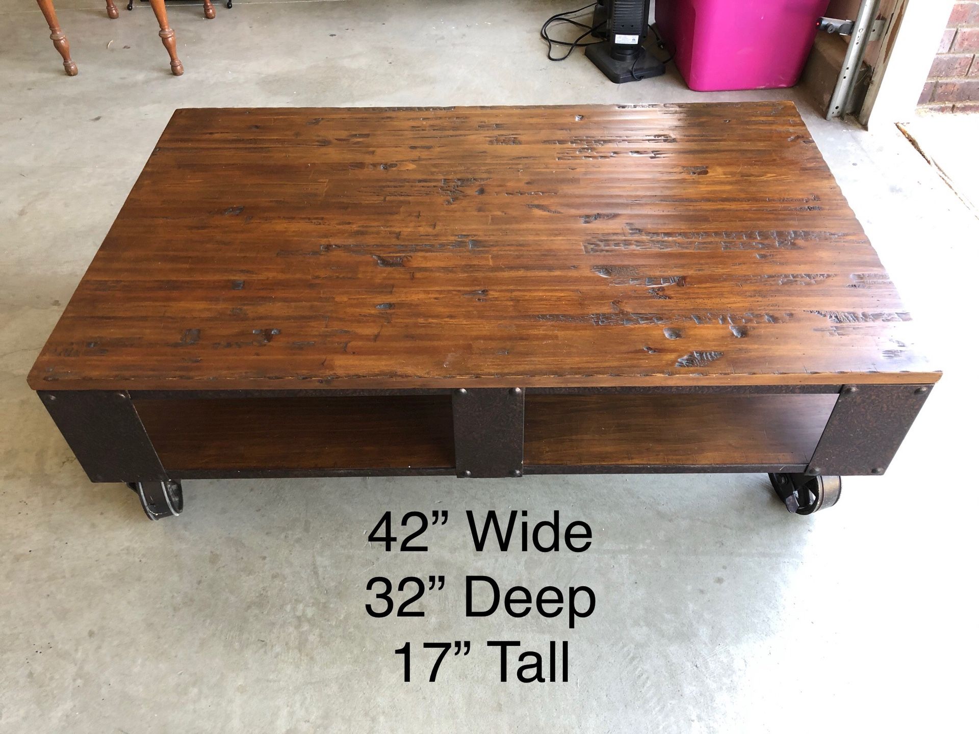 Beautiful Rustic Coffee Table $100