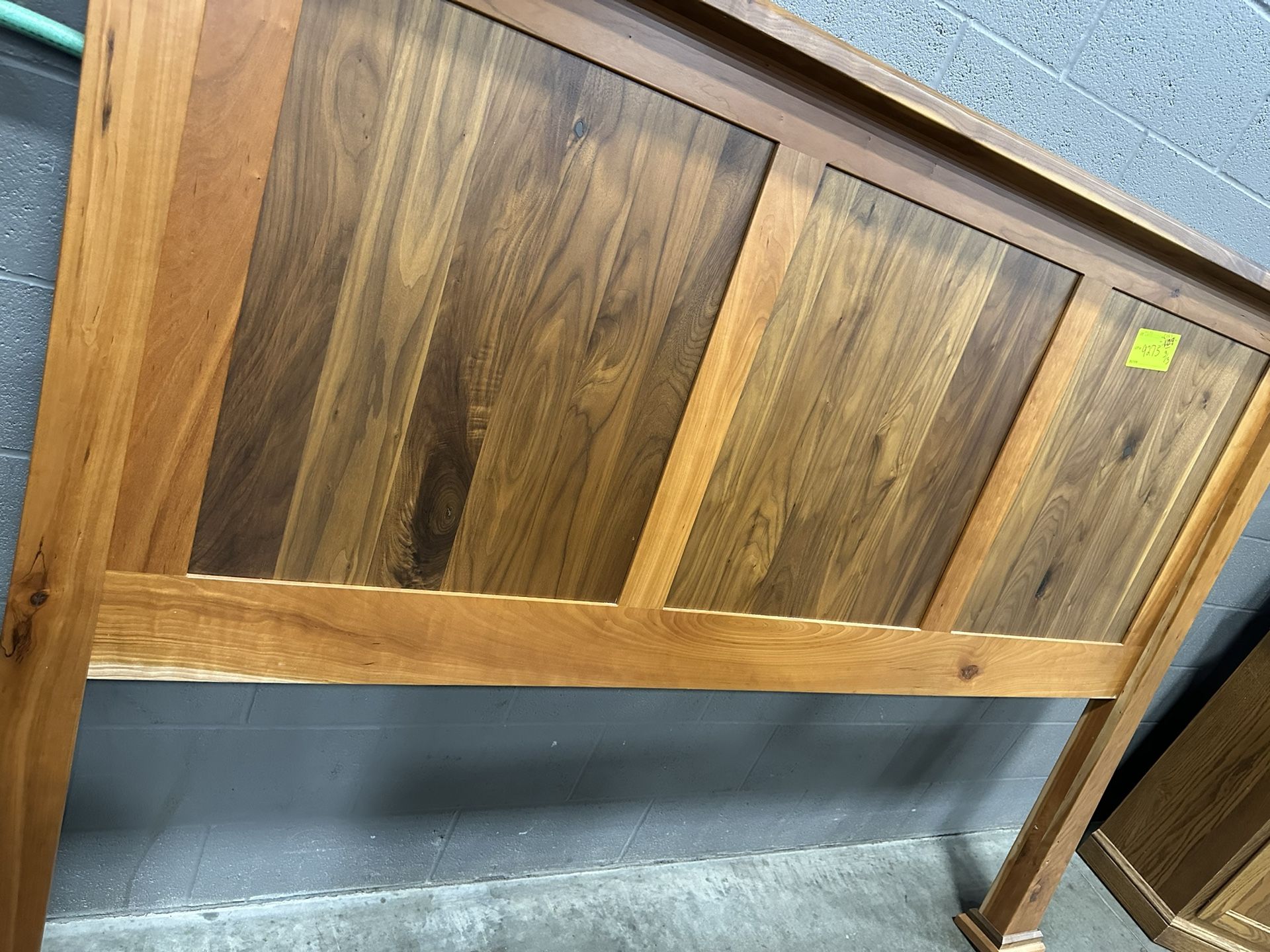 Amish King Walnut and Cherry Headboard Only