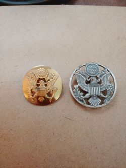 World war II officers cap emblems