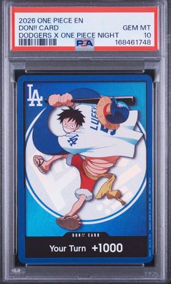 Dodgers Luffy PSA 10