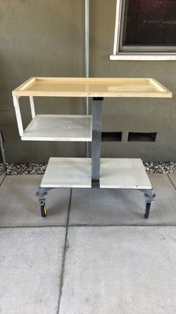 Heavy duty Work table rolling storage cart