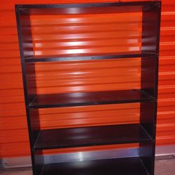 Black shelf Organizer stand bookcase wood falls Church