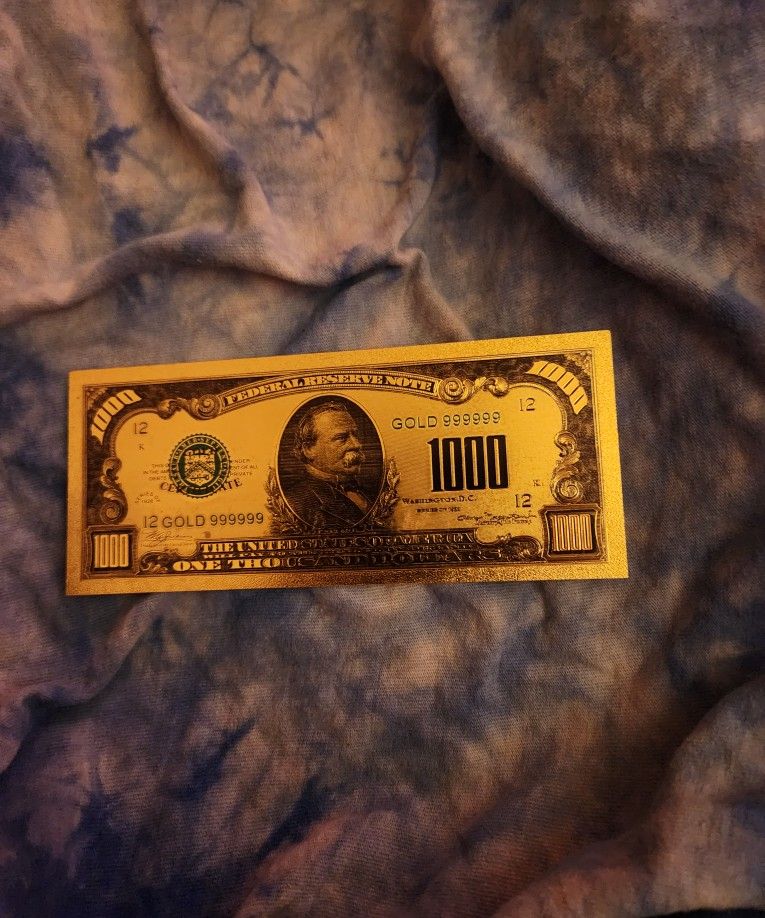 24k Gold Bank Notes