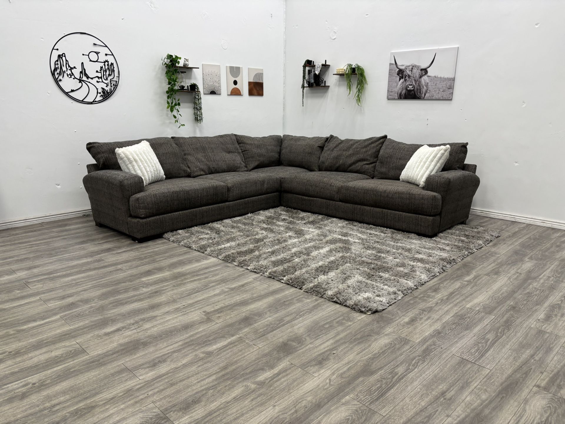 Gray Sectional Couch - Free Delivery