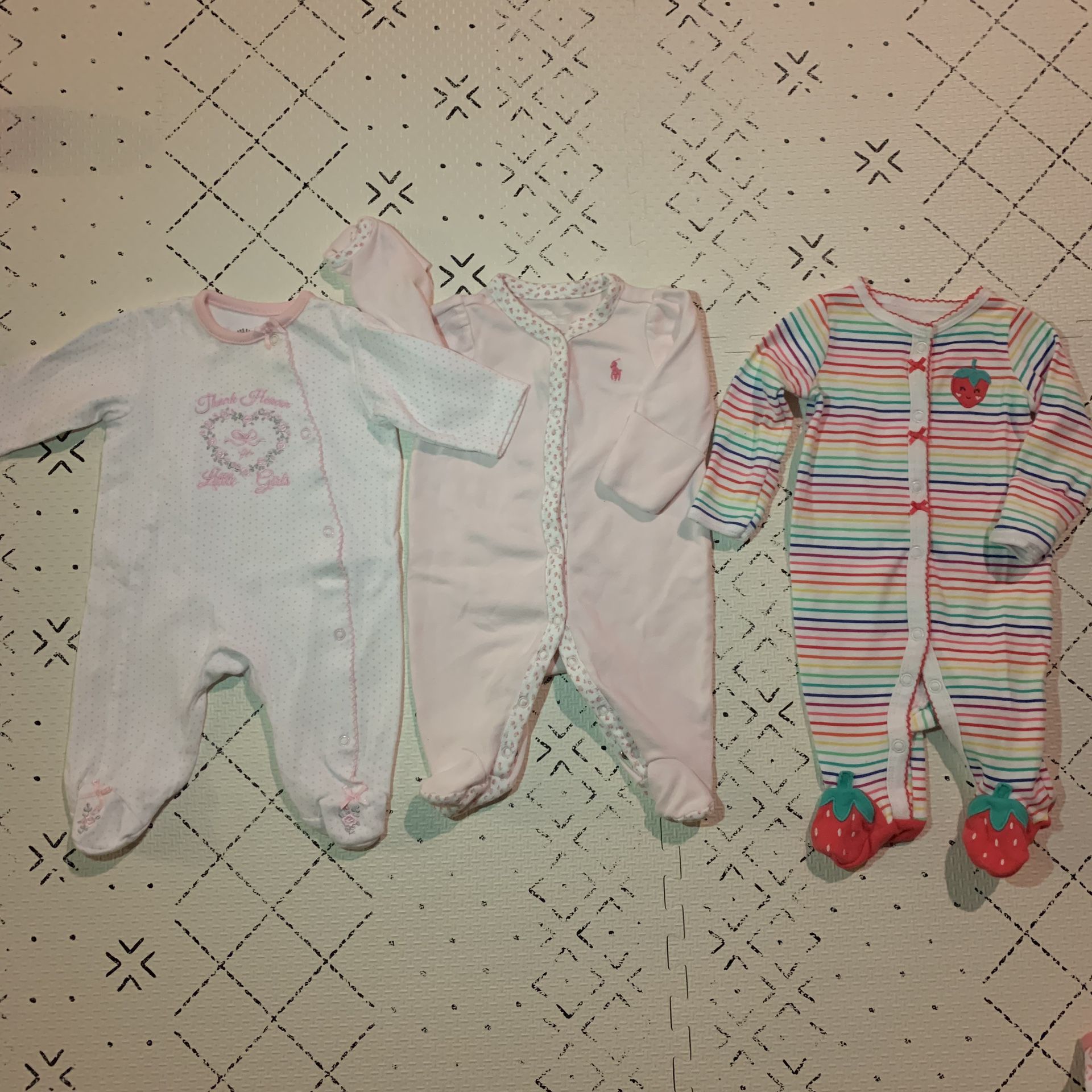 Newborn jumpsuit onesie bundle