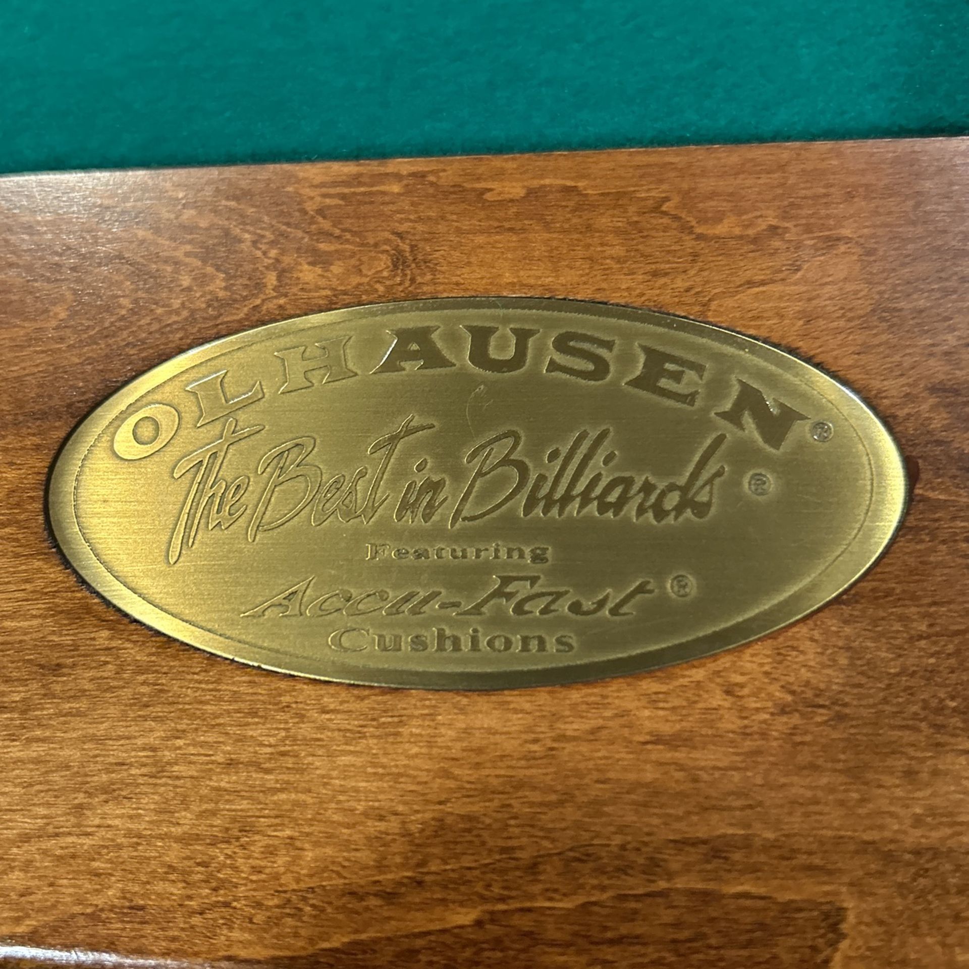 Olhausen Pool Table Perfect