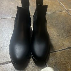 Black Leather Boots