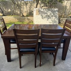Wood Dining Table Set