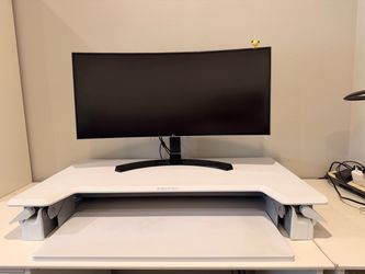 35” wide Ergotron Standing Desk Converter - w/o monitor