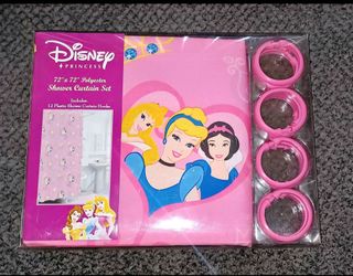Disney princesses shower curtains new $10 each firm