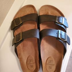 Men's Flatbed Sandal George Size 10