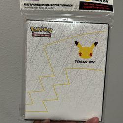 NEW Pokemon: 25th Anniversary First Partner Collector’s Binder SEALED