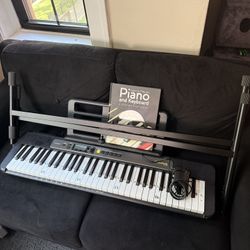 Casio LK-S250 Keyboard + Stand + Power Adapter + Book/CD – $130 OBO