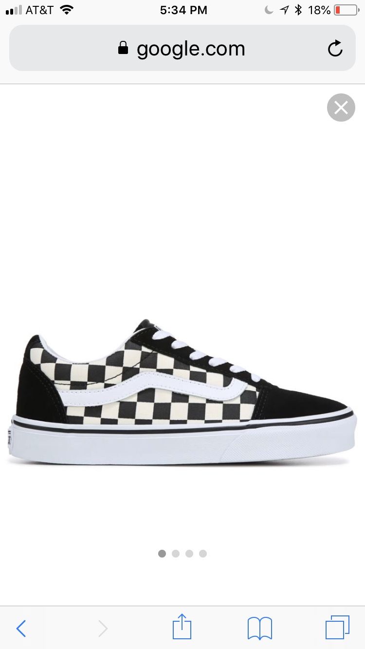 Vans size 7.5 woman’s or 6 men’s