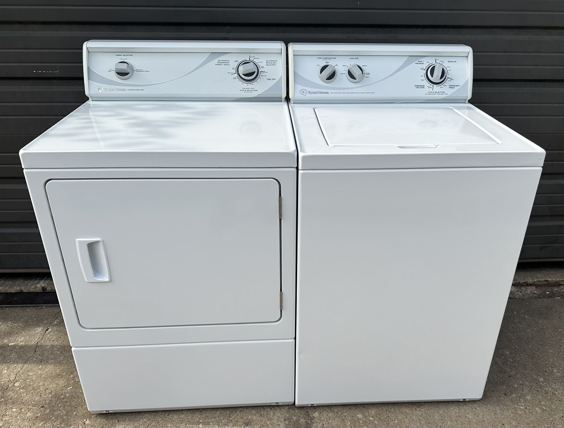 Speed Queen Commercial Heavy Duty Super Capacity Plus Washer/Electric Dryer (can deliver)
