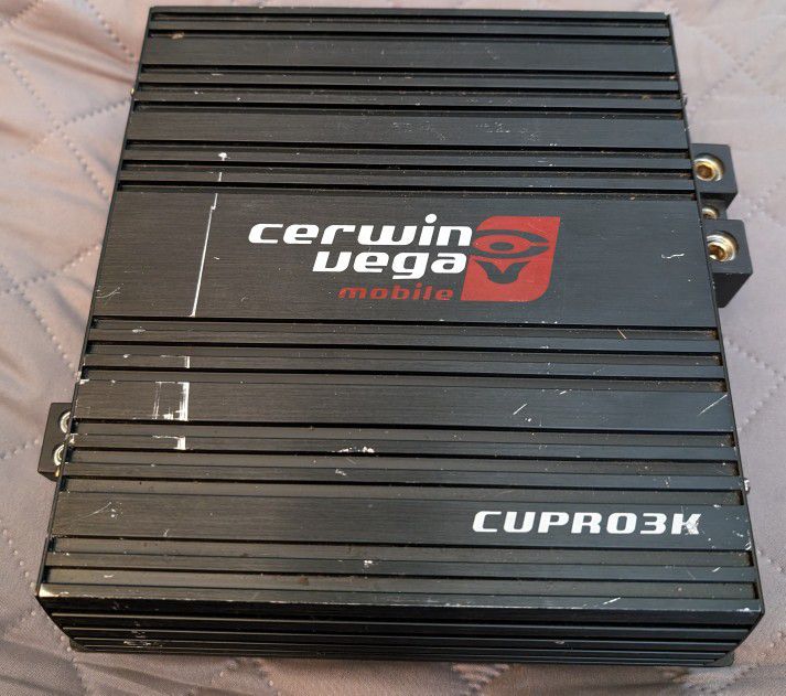 Cerwin-Vega CVPRO3K 3000W Full Range Class D Monoblock Amp Subwoofer Amplifier
Thumbnail for Cerwin-Vega CVPRO3K 3000W Full Range Class D Monoblock A