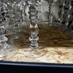 Glass Candle Holder 