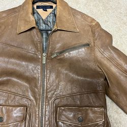 MENS Tommy Hilfiger Leather Jacket!