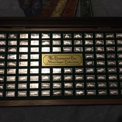 Real Silver Antique Mini Ingot Car Collection