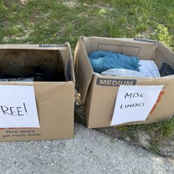 Free! Linens And Misc Items 