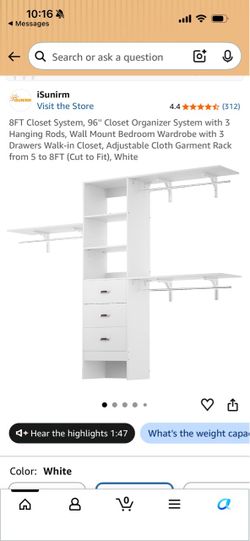 Closet Organizer / Shelves - NEW IN BOX