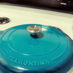 Tramontina Cast Iron Ceramic Pot - COLLECTIBLE