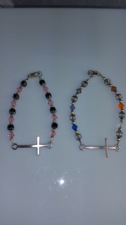 Swarovski Crystal Cross Bracelets