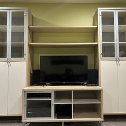 IKEA MAGIKER Media Center - Birch/White - $150 (Woodbridge, Irvine)