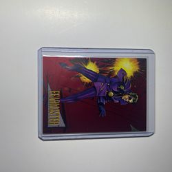 MARVEL UNIVERSE CARD #4 Red Foil Fearmaster Skybox 1993