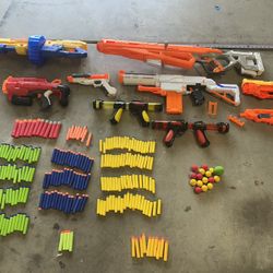 Various Nerf Dart Shooting Toy Guns 