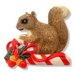 Vintage Squirrel Figurine from the Silver Deer "Christmas Animals Collection" by Tom Rubel - 1990 RARE