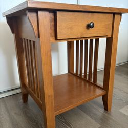 Wooden Nightstand 