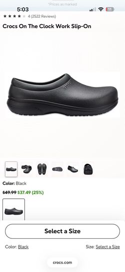 Nonslip work crocs
