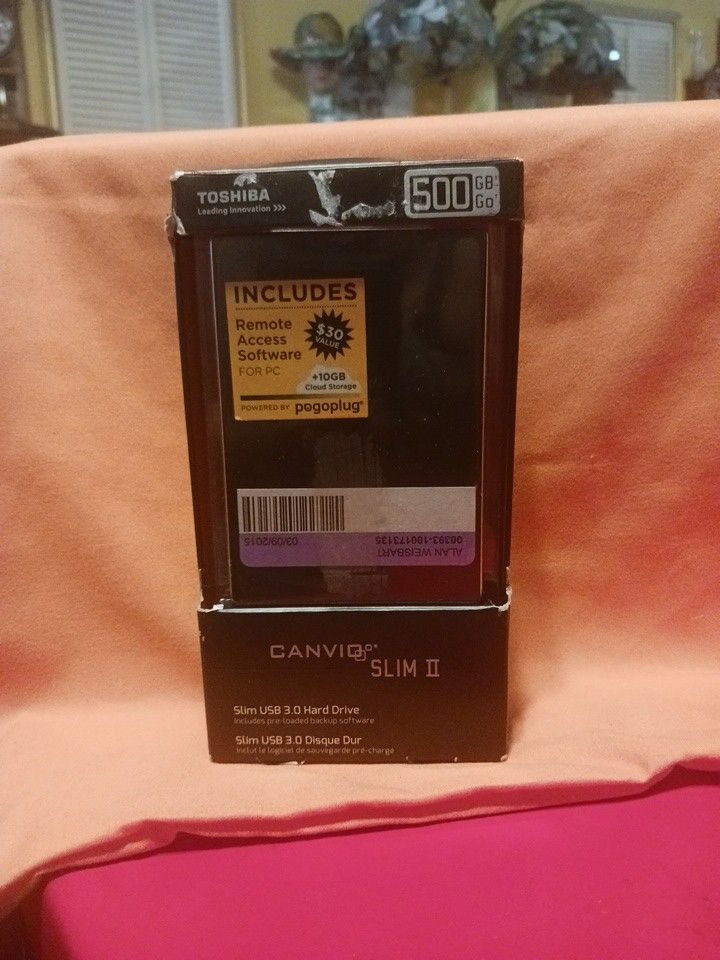 CANVIO SLIM 2 SLIM USB 3.O Hard DRIVE