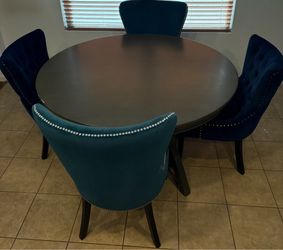 Dinner table and chairs