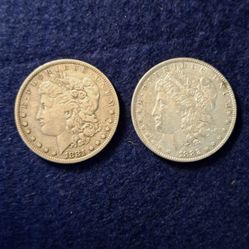 1881-O, and 1882 Morgan Dollars 