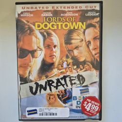 Lords of Dogtown (DVD 2005) Unrated Extended Cut-Blockbuster Bonus Disc