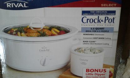 Rival Crock Pot with Little Dipper