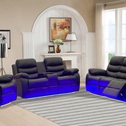 RECLINER CHAIR ONLY $350 W/Led Lights & Massage 