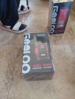 Brand new jump starter tire inflator