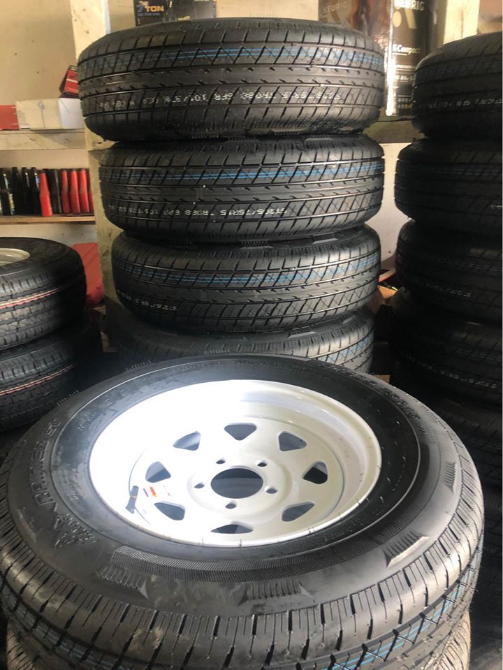 $75 15" 5 Lug Trailer Tires - Sale - Warranty - New date codes - Will install for free - 205/75/15 Trailer tires - We carry all trailer tires - 15" 5