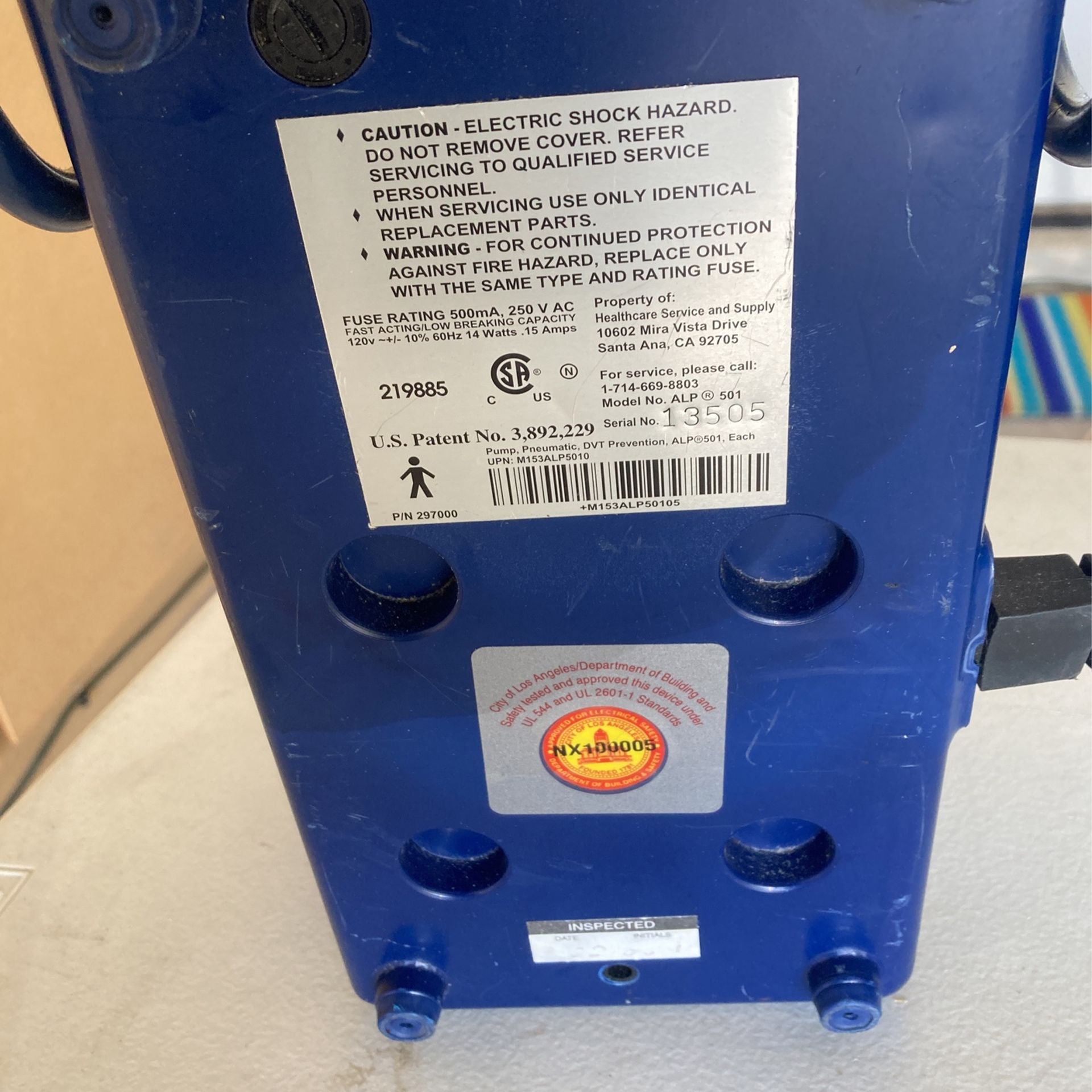 ALP Alternating Leg Pressure, Machine Compression Therapy for Sale