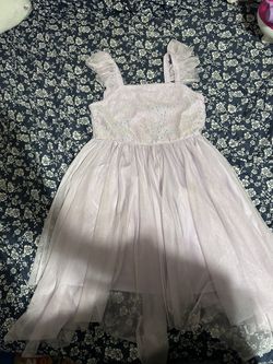 Light Purple Sparkly Girl Dress