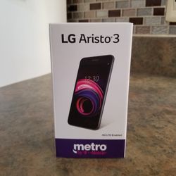 Brand New LG Aristo 3 metropcs android 13mp camera