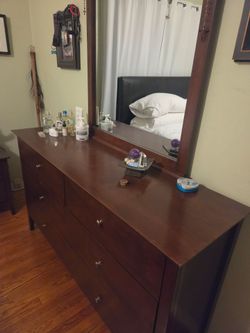 Brown Wood Bedroom Set
