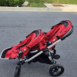 City Select Double Stroller With Board Stand