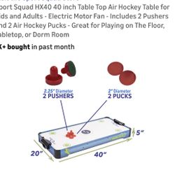 Air Hockey Table Top