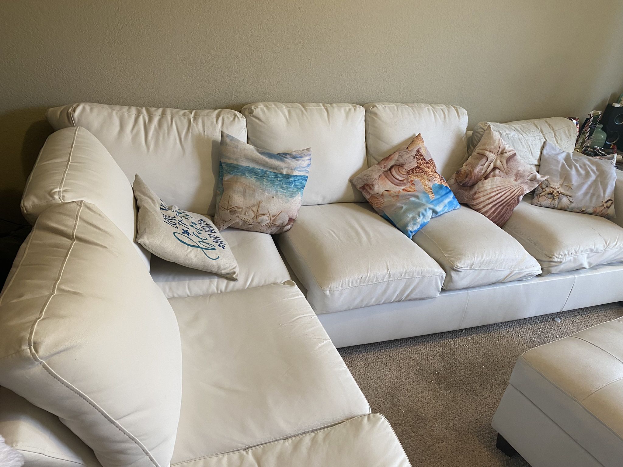White Sectional Couch