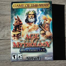 Age of Mythology Game of the Year Edition Microsoft (2003) Video Game PC