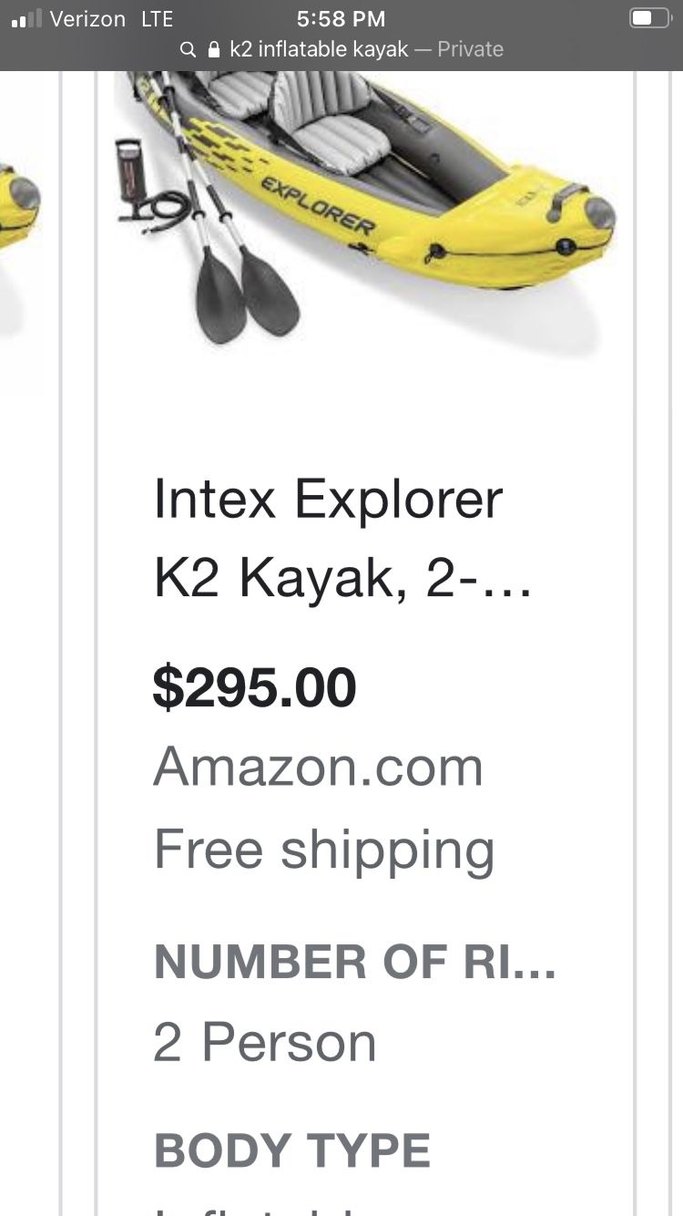 Inflatable Kayak Brand New